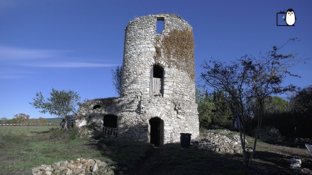 La rénovation du moulin de la Coquillade à Puyricard