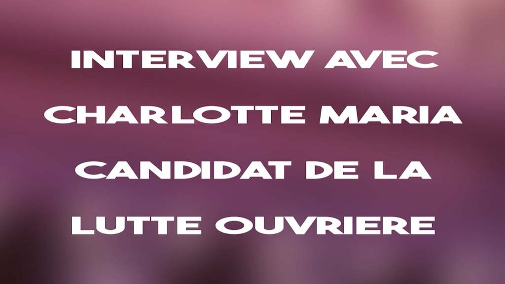 Élections législatives 2024 - Rencontre avec Charlotte Maria
