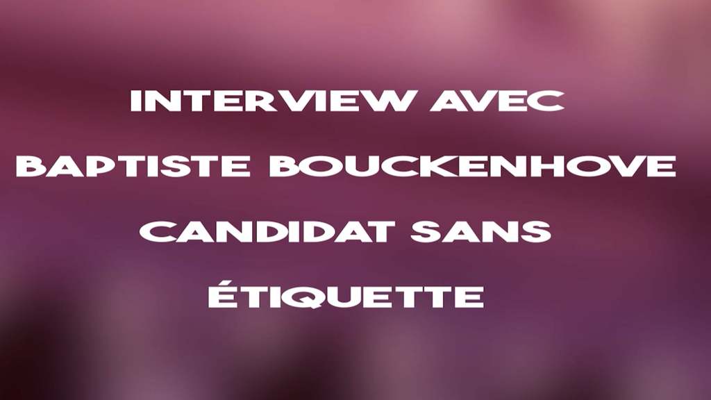Élections législatives 2024 - Rencontre avec Baptiste Bouckenhove