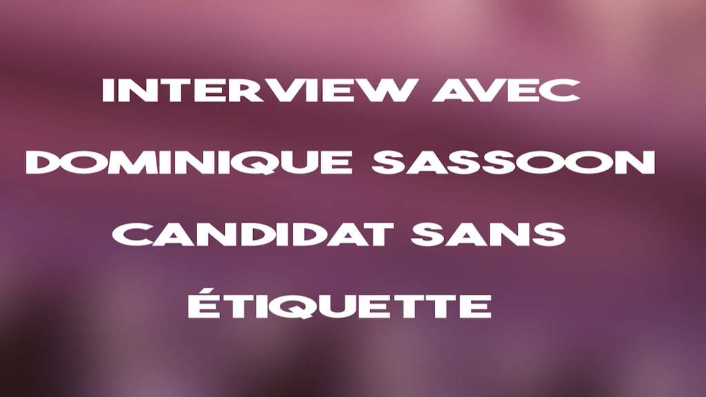 Élections législatives 2024 - Rencontre avec Dominique Sassoon