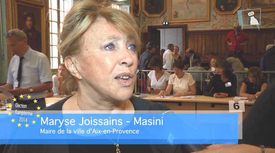 Maryse Joissains Masini - Soirée électorale européennes 2014