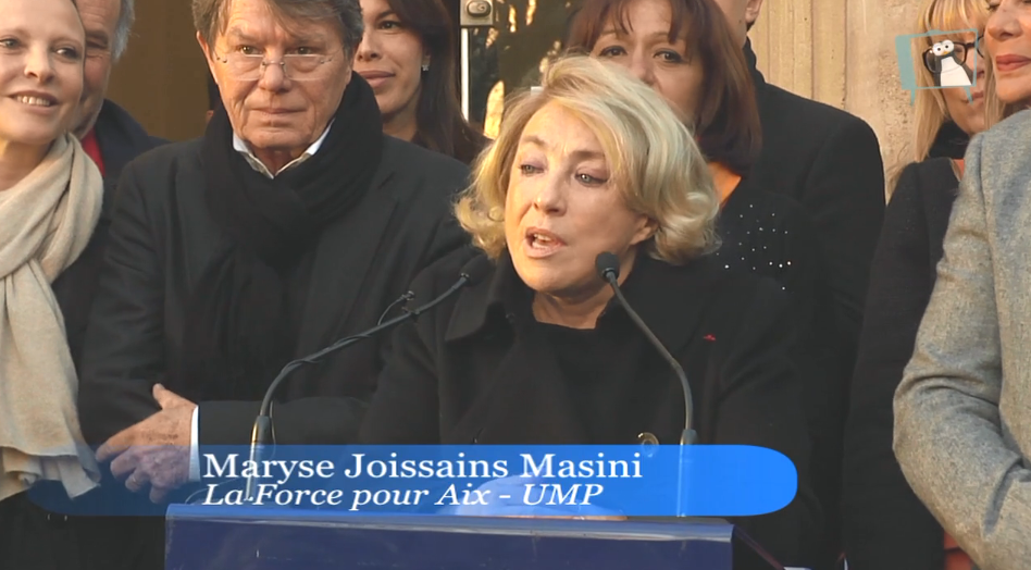 Dernier meeting de Maryse Joissains Masini pour Aix 2014