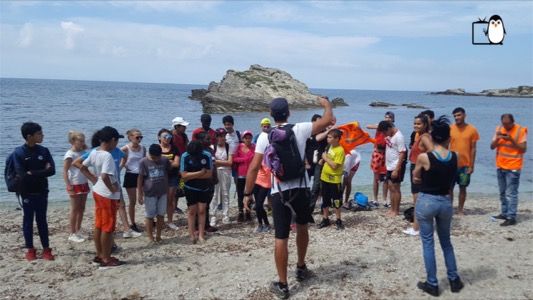 Sortie aux îles des Embiez pour les collégiens du Jas