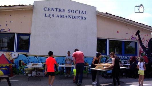 Fête de fin d'année scolaire au centre social les Amandiers