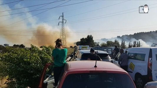 Incendie sur l'autoroute - 5 septembre 2019