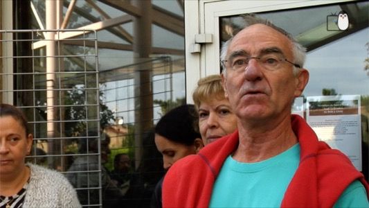 Manifestation de soutien au Centre Social des Amandiers