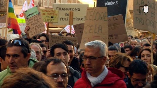 Marche pour le climat : les gilets jaunes et verts convergent