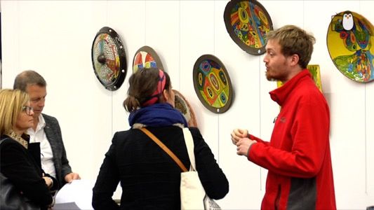 La Bourgette en résidence à la Fondation Vasarely