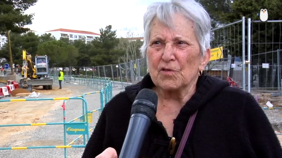 Micro-Trottoir sur les travaux du BHNS à Aix-en-Provence